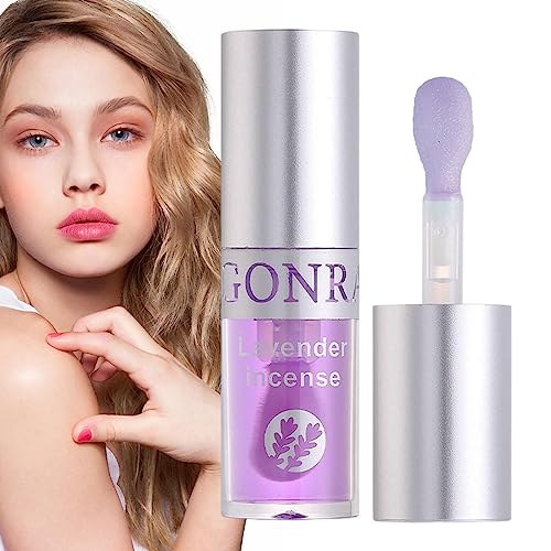 Wassertönter Lippenfleck | Flüssiger Oot Lippenbalsa | Langlebige Lippenpflegeprodukte mit Fruchtgeschmack, Crystal Jelly Lip Gloss, Jelly Lip Oil mit großem Bürstenkopf Stronrive von Stronrive