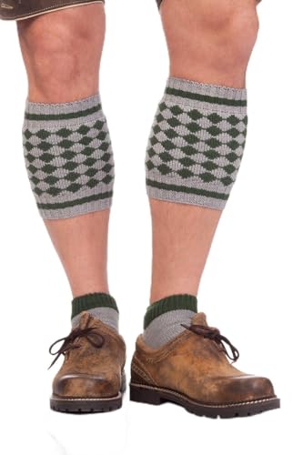 Strumpf Dirks GmbH Trachten Loferl 2-TLG - KARO - grau, braun, Größe 42/43 von Strumpf Dirks GmbH