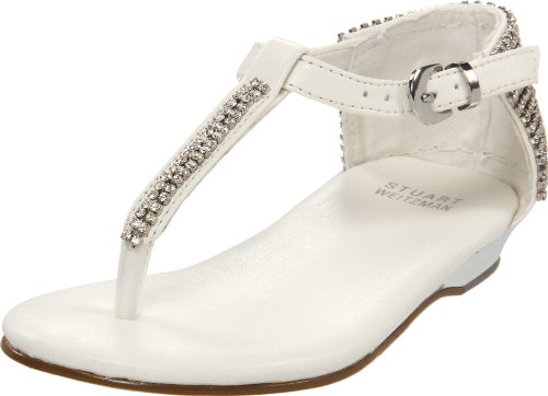 Stuart Weitzman Kinderschuhe Bravo, Mädchen Zehentrenner, Weiss (White), EU 29 (US 11) von STUART WEITZMAN