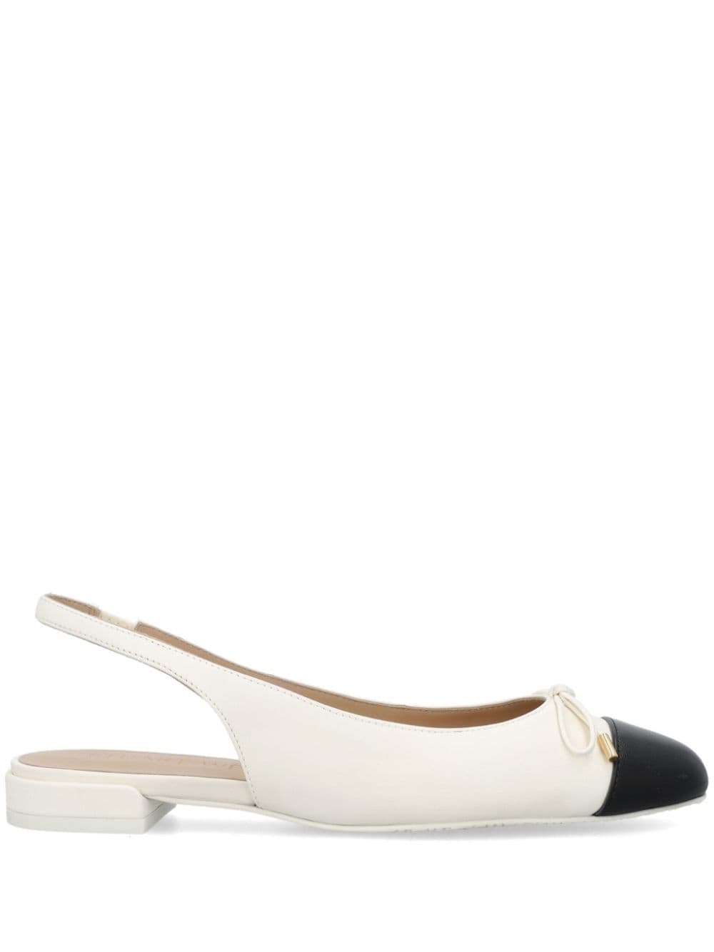 Stuart Weitzman Elegant Bow Ballerinas - Weiß von Stuart Weitzman