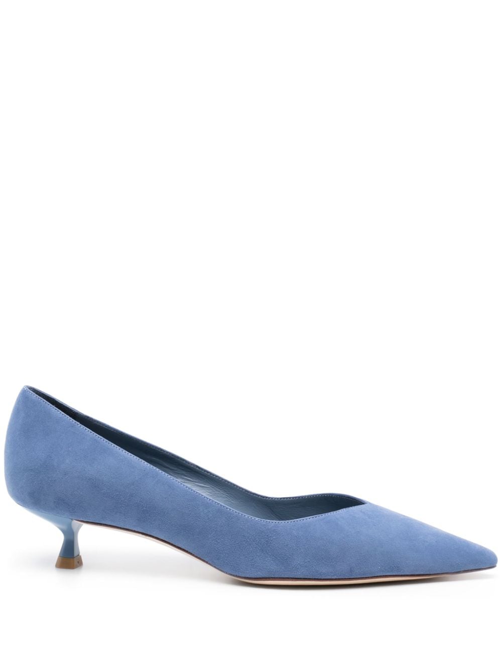 Stuart Weitzman Eva Pumps 35mm - Blau von Stuart Weitzman