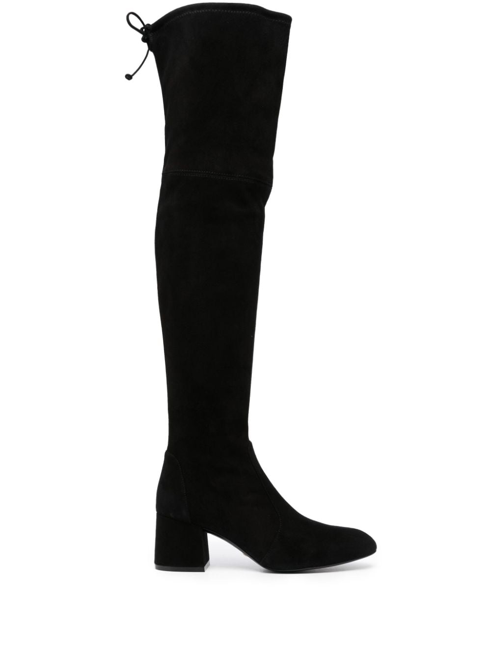 Stuart Weitzman Flareland Stiefel aus Wildleder 65mm - Schwarz von Stuart Weitzman