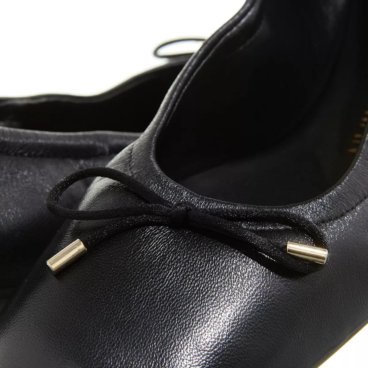 Stuart Weitzman Loafers & Ballerinas - Bardot Bow Flat - Gr. 38 (EU) - in Schwarz - für Damen von Stuart Weitzman