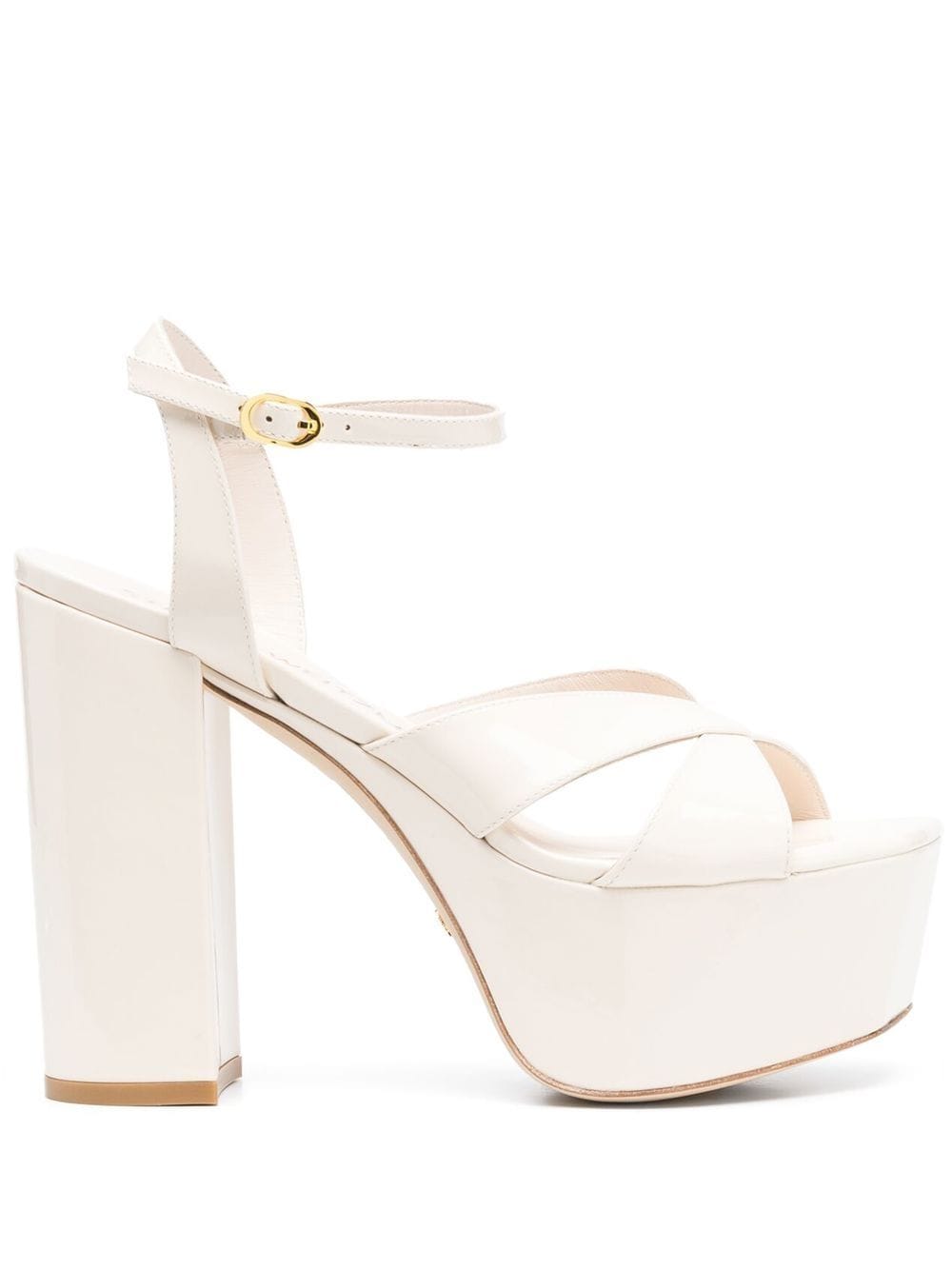 Stuart Weitzman Miami Plateau-Sandalen 140mm - Nude von Stuart Weitzman