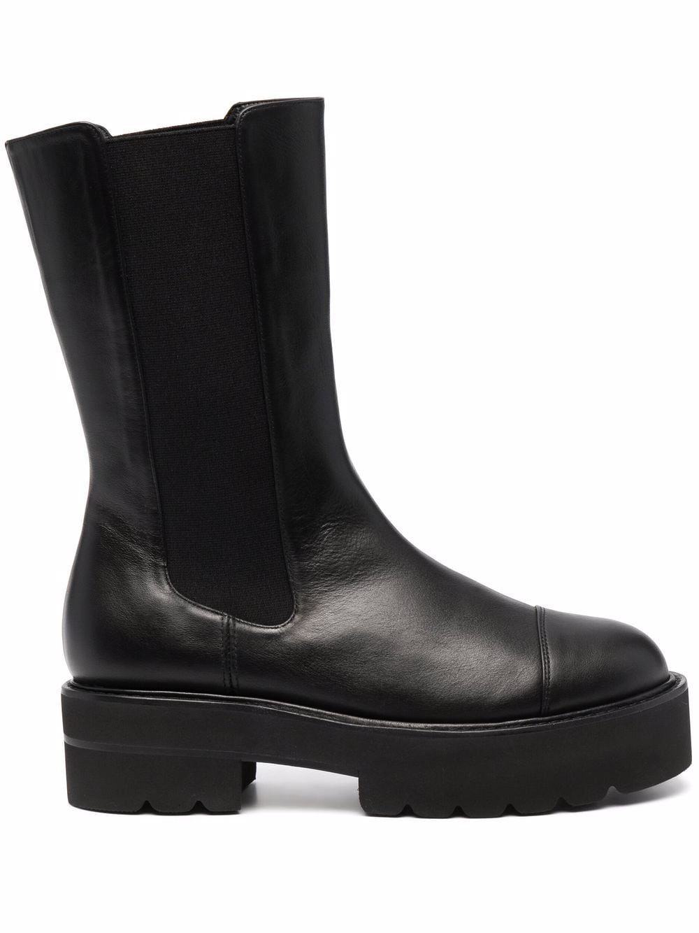 Stuart Weitzman Presley Ultralift Plateau-Stiefel 60mm - Schwarz von Stuart Weitzman