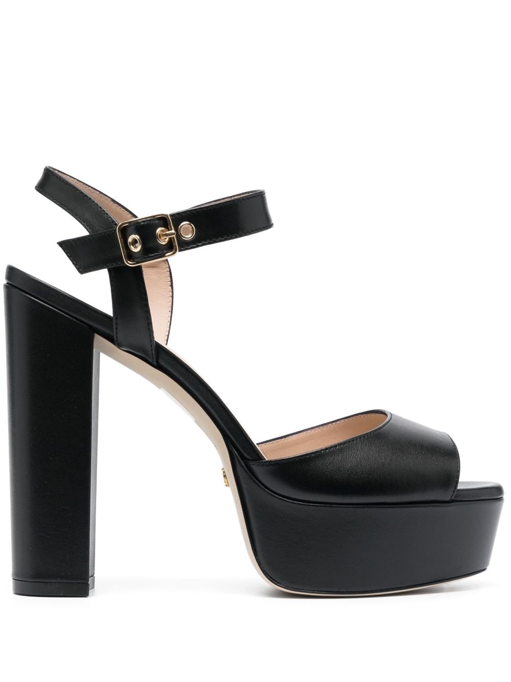 Stuart Weitzman Ryder Plateau-Sandalen 130mm - Schwarz von Stuart Weitzman