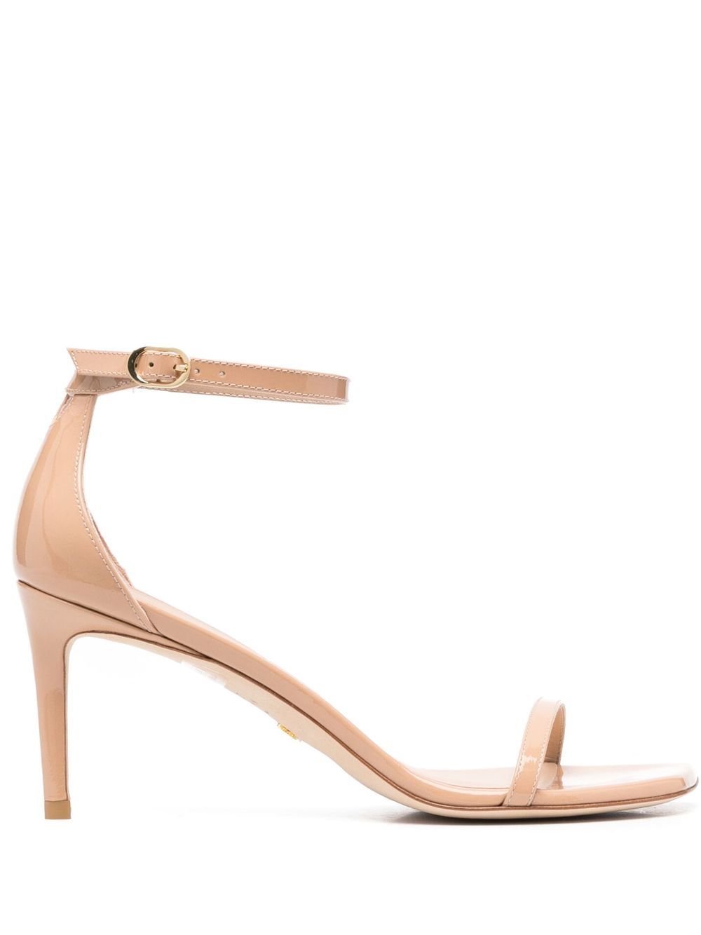 Stuart Weitzman Sandalen aus Lackleder 85mm - Nude von Stuart Weitzman