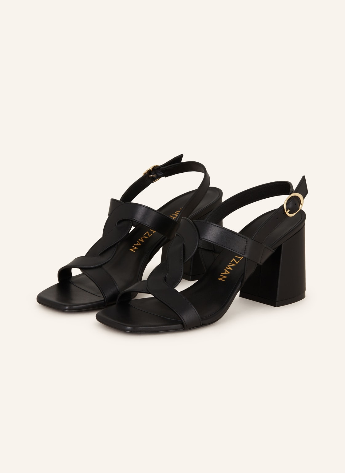 Stuart Weitzman Sandaletten Ibiza 75 schwarz von Stuart Weitzman