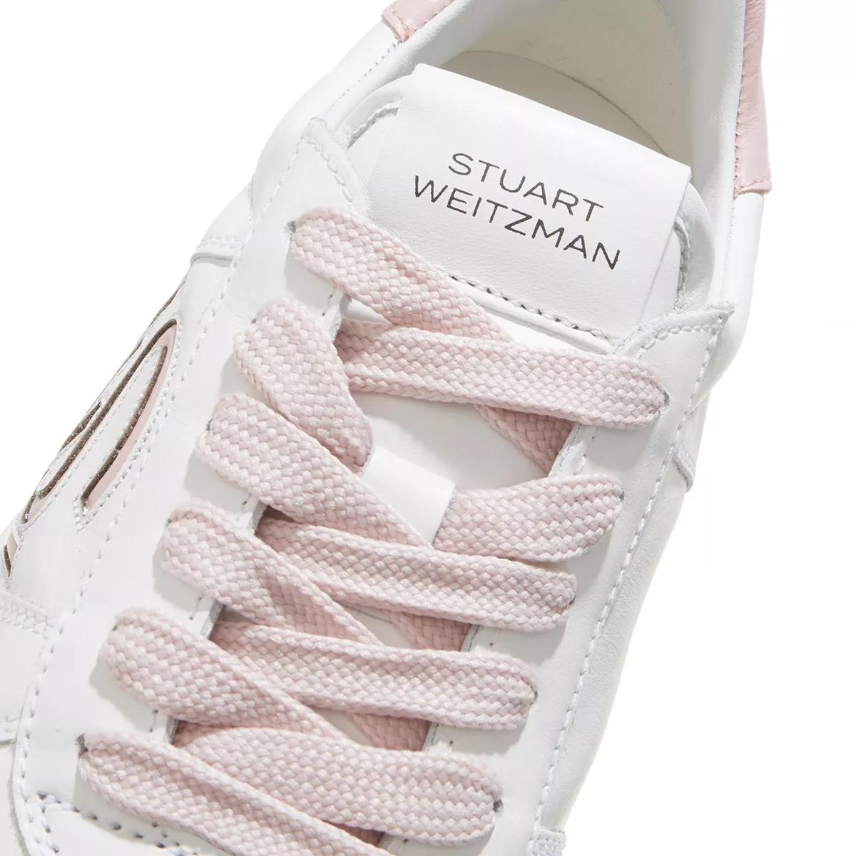 Stuart Weitzman Sneakers - SW COURTSIDE LOGO SNEAKER - Gr. 39 (EU) - in Weiß - für Damen von Stuart Weitzman
