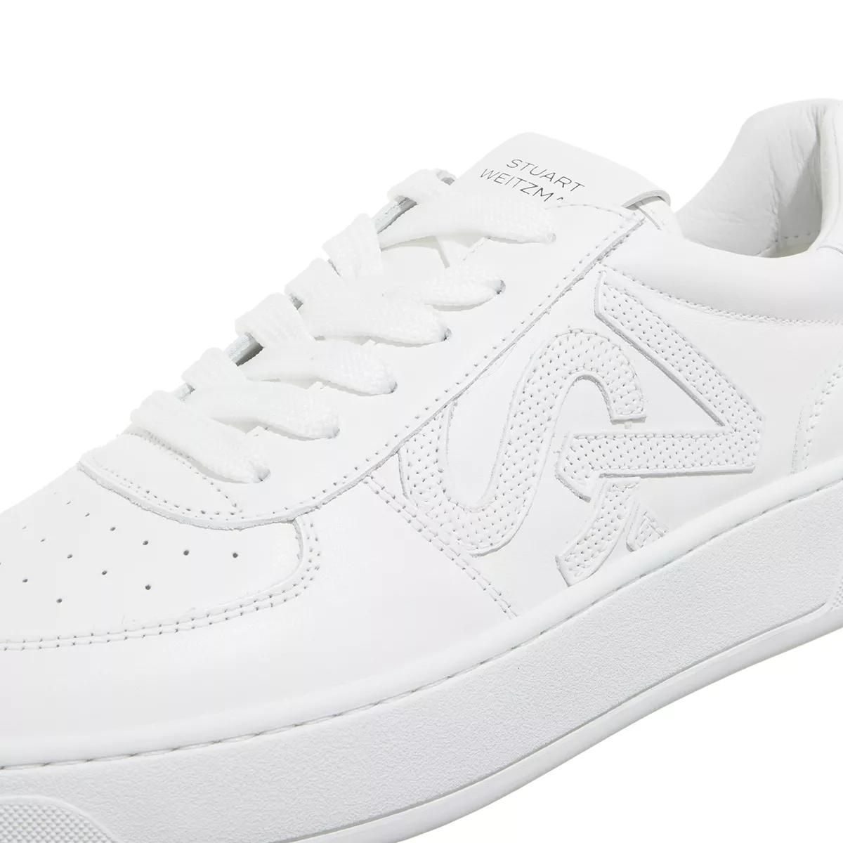 Stuart Weitzman Sneakers - SW COURTSIDE MONOGRAM SNEAKER - Gr. 40 (EU) - in Weiß - für Damen von Stuart Weitzman