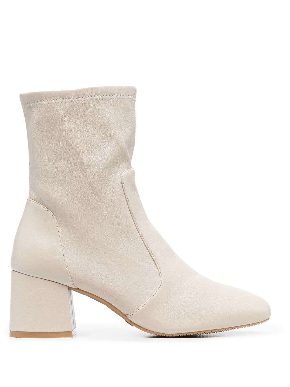 Stuart Weitzman Stiefel mit eckiger Kappe - Nude von Stuart Weitzman