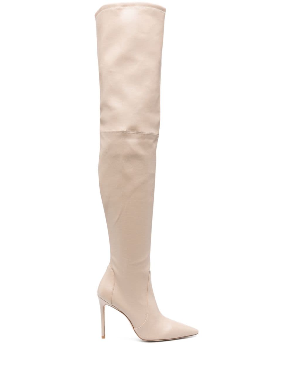 Stuart Weitzman Ultrastuart Overknee-Stiefel 100mm - Nude von Stuart Weitzman