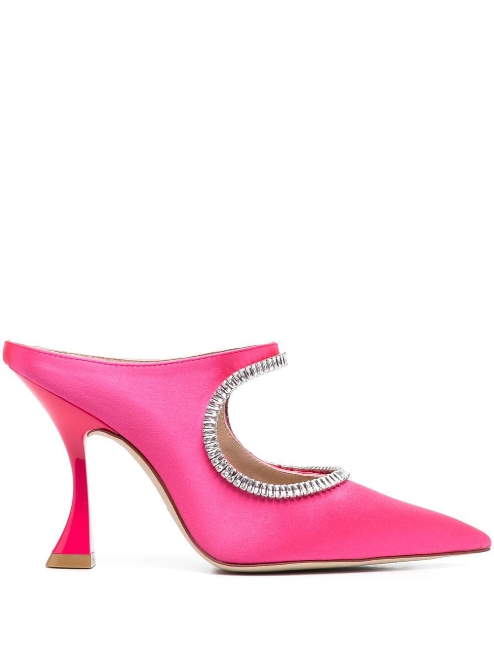 Stuart Weitzman Mules mit Kristallen 110mm - Rosa von Stuart Weitzman