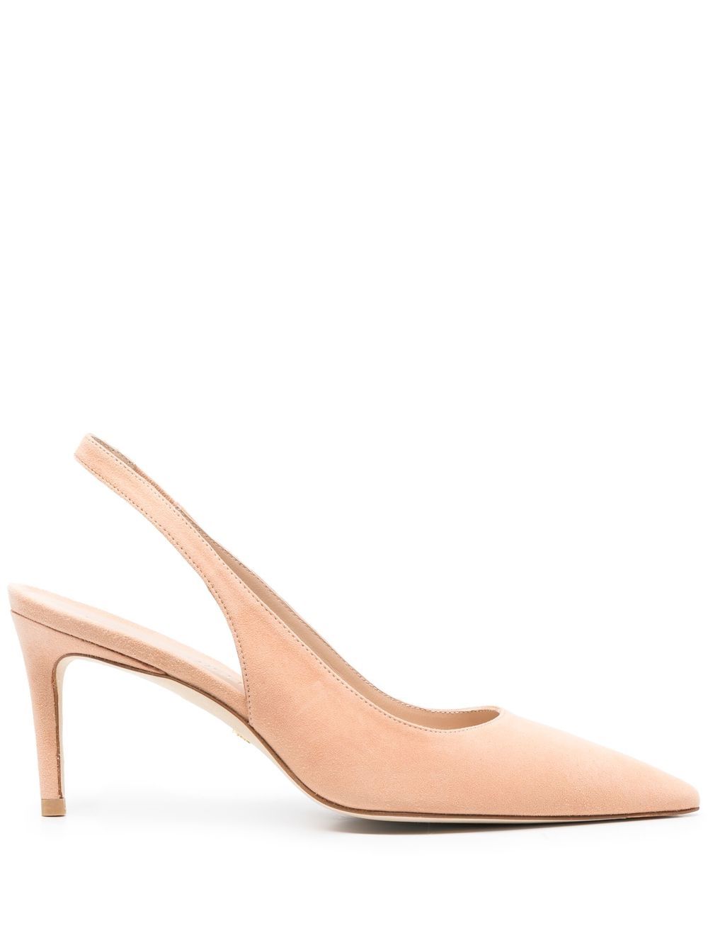 Stuart Weitzman Spitze Slingback-Pumps - Nude von Stuart Weitzman