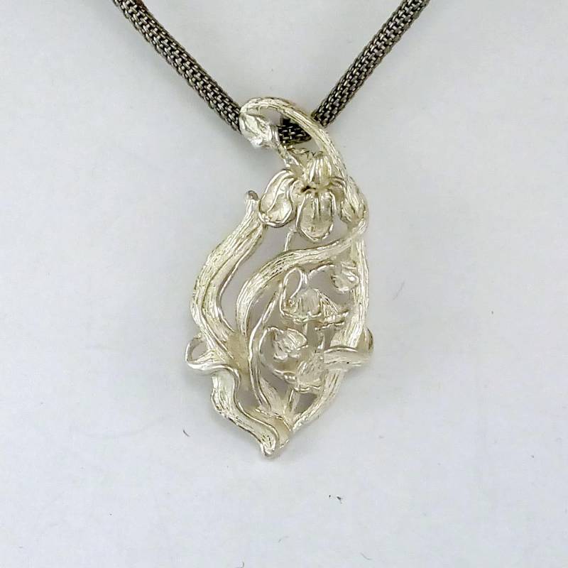 Blumen Des Frühlings #5 Anhänger in Sterling Silber von StuartPennyJewels