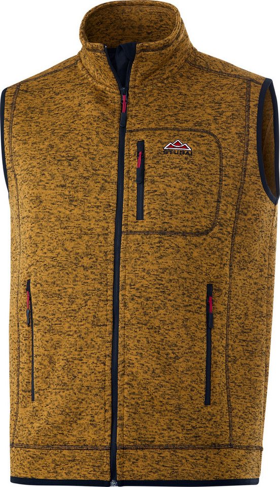 Stubai Fleeceweste bequeme und atmungsaktive Strickfleece-Weste von Stubai