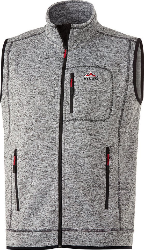Stubai Fleeceweste bequeme und atmungsaktive Strickfleece-Weste von Stubai