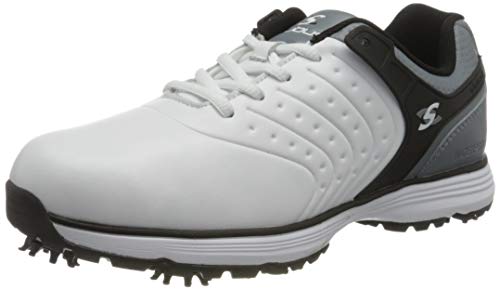 Stuburt Golf Herren Evolve Tour II Spiked wasserdicht - Weiß/Grau - UK 9.5 von Stuburt