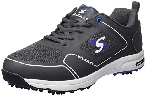 Stuburt Golf Herren XPII Spiked Golf-Schuhe - Charcoal - UK 7.5 von Stuburt