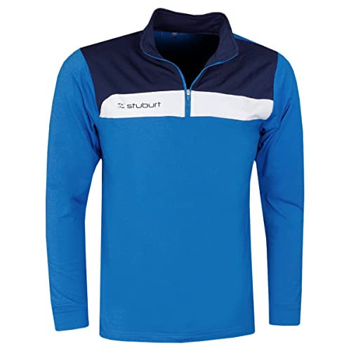 Stuburt Herren Golf Evolve Extreme Half Zip Mid Layer Pullover - Royal - L von Stuburt