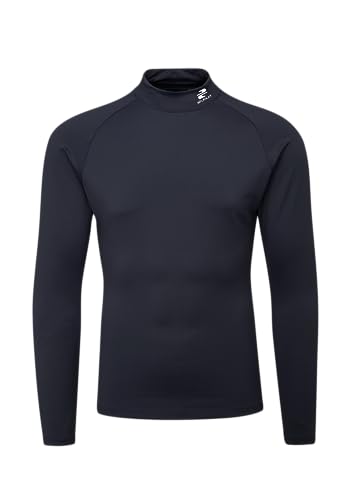 Stuburt Herren Knot Thermal Moisture Wicking Base Layer Golf Shirt, French Navy, M von Stuburt