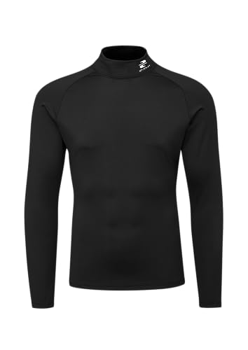 Stuburt Herren Knot Thermal Winter Warmer Moisture Wicking Base Under Layer Golf Shirt, Schwarz, XXL von Stuburt