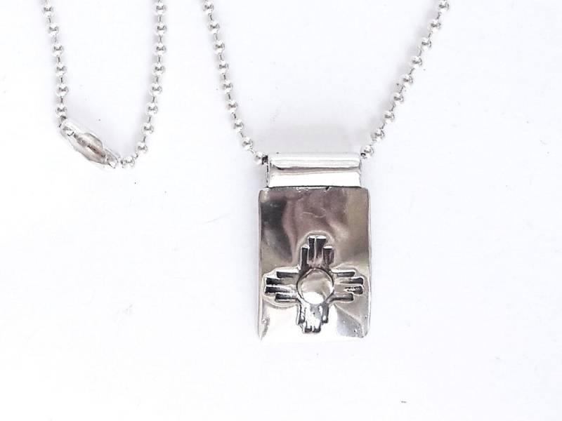 Petroglyph Anhänger, Sonnensymbol, New Mexico Schmuck, Rockschmuck, Geschenk Für Sie von StuckOnSilver