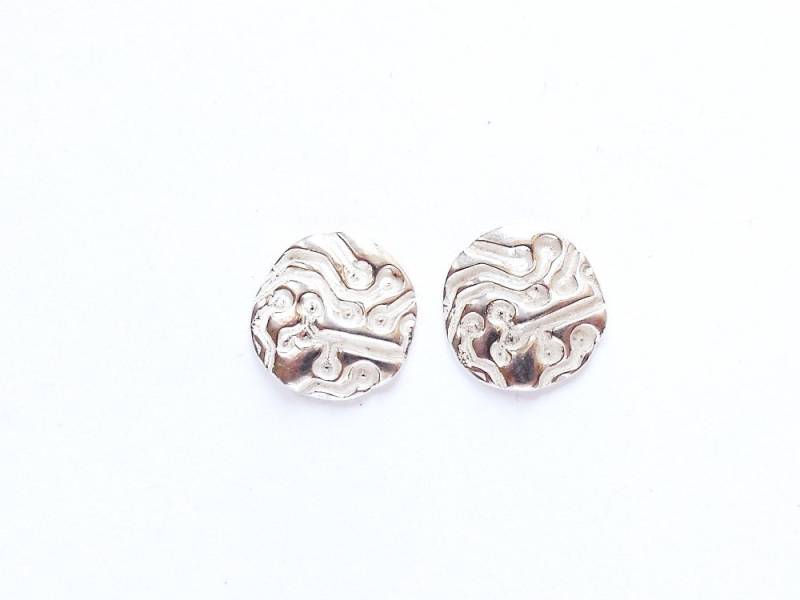 Pfund Sterling Platine Ohrringe, Post, 15 Mm Charme, Geekery Schmuck, Technik, Zubehör von StuckOnSilver