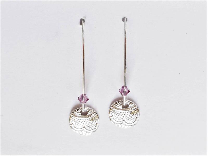 sterling Spitze Ohrringe, Valentinstag Geschenk, Schatz Freundin Braut Hochzeit Party Ohrringe von StuckOnSilver