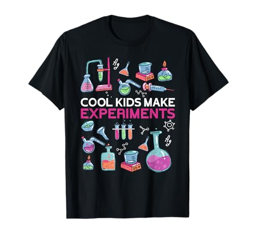 Cool Kids Make Experiments | Kinder Lustiges Chemiker T-Shirt von Student Chemie Lehrer Witzige Geschenke Chemiker