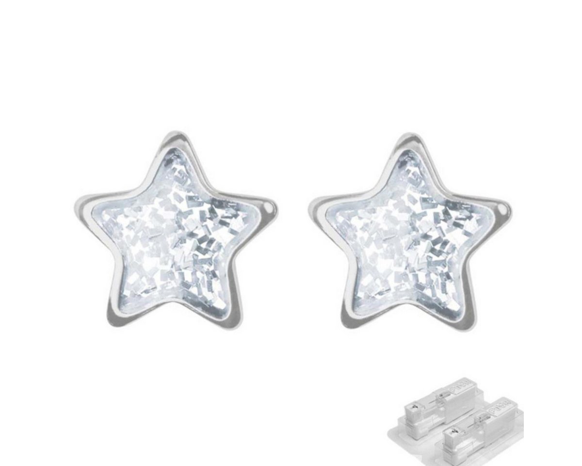 Studex Paar Ohrstecker Medizinische Ohrstecker: Erstohrstecker Studex 75 „Glitter Stern“ von Studex