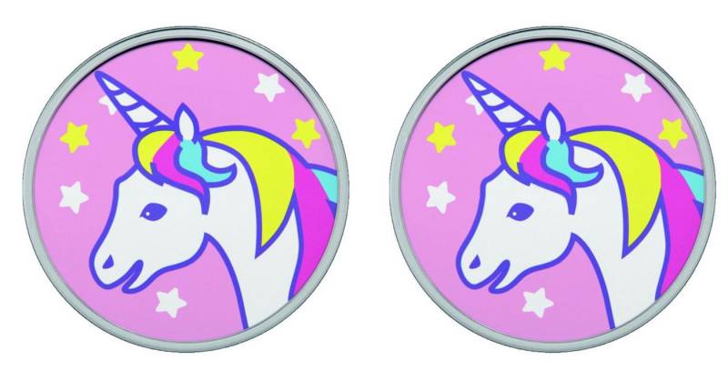 Studex Paar Ohrstecker Sensitive by STUDEX, Novelty Motiv Einhorn Ohrstecker, Chirurgenstahl von Studex