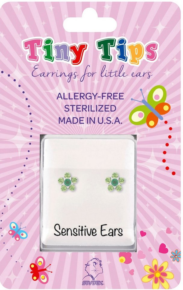 Studex Paar Ohrstecker Studex Tiny Tips Kids Steriler Nachfolgeschmuck Daisy, Blümchen von Studex