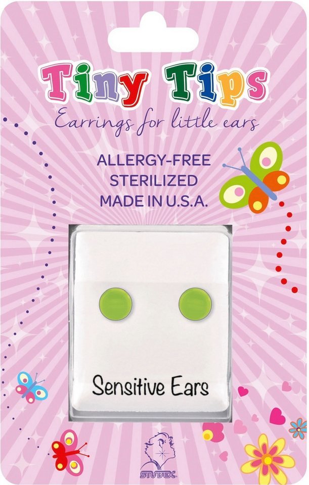 Studex Paar Ohrstecker Studex Tiny Tips Steriler Nachfolgeohrschmuck Novelty, Ohrstecker für kleine Ohren von Studex