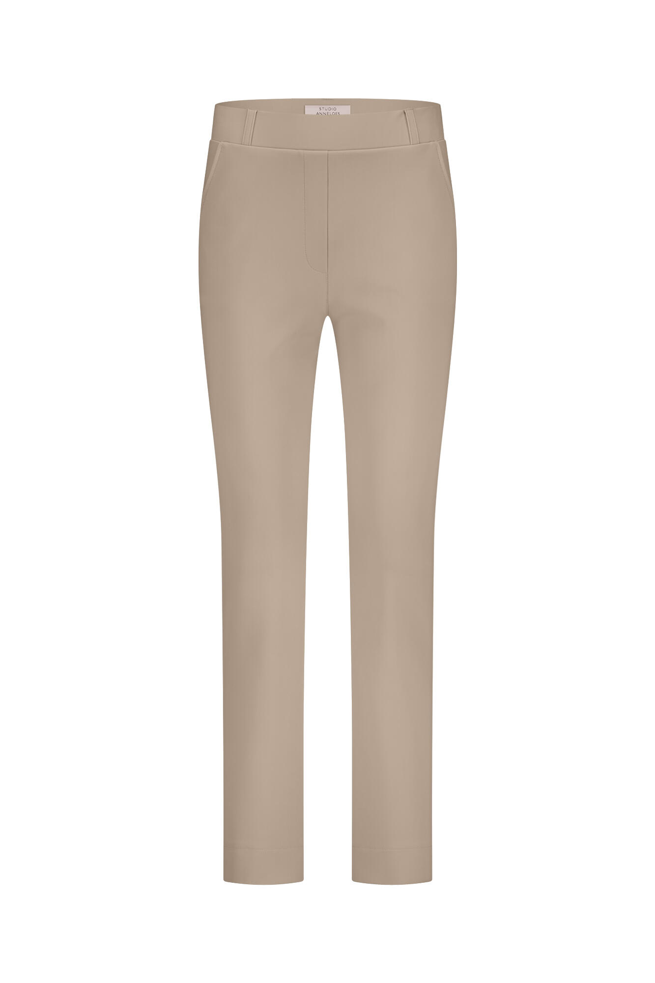 Studio Anneloes - Anne bonded trousers latte - Gr. - L von Studio Anneloes