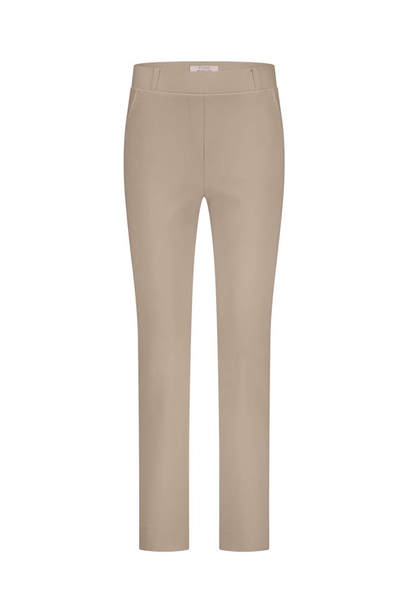 Studio Anneloes - Anne bonded trousers latte - Gr. - L von Studio Anneloes
