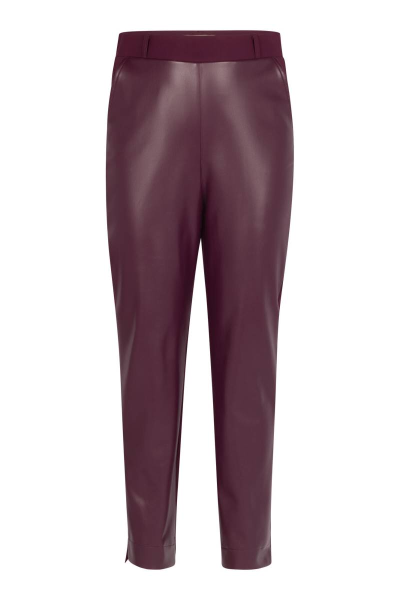 Studio Anneloes - Anne faux leather trousers blackberry - Gr. - XS von Studio Anneloes