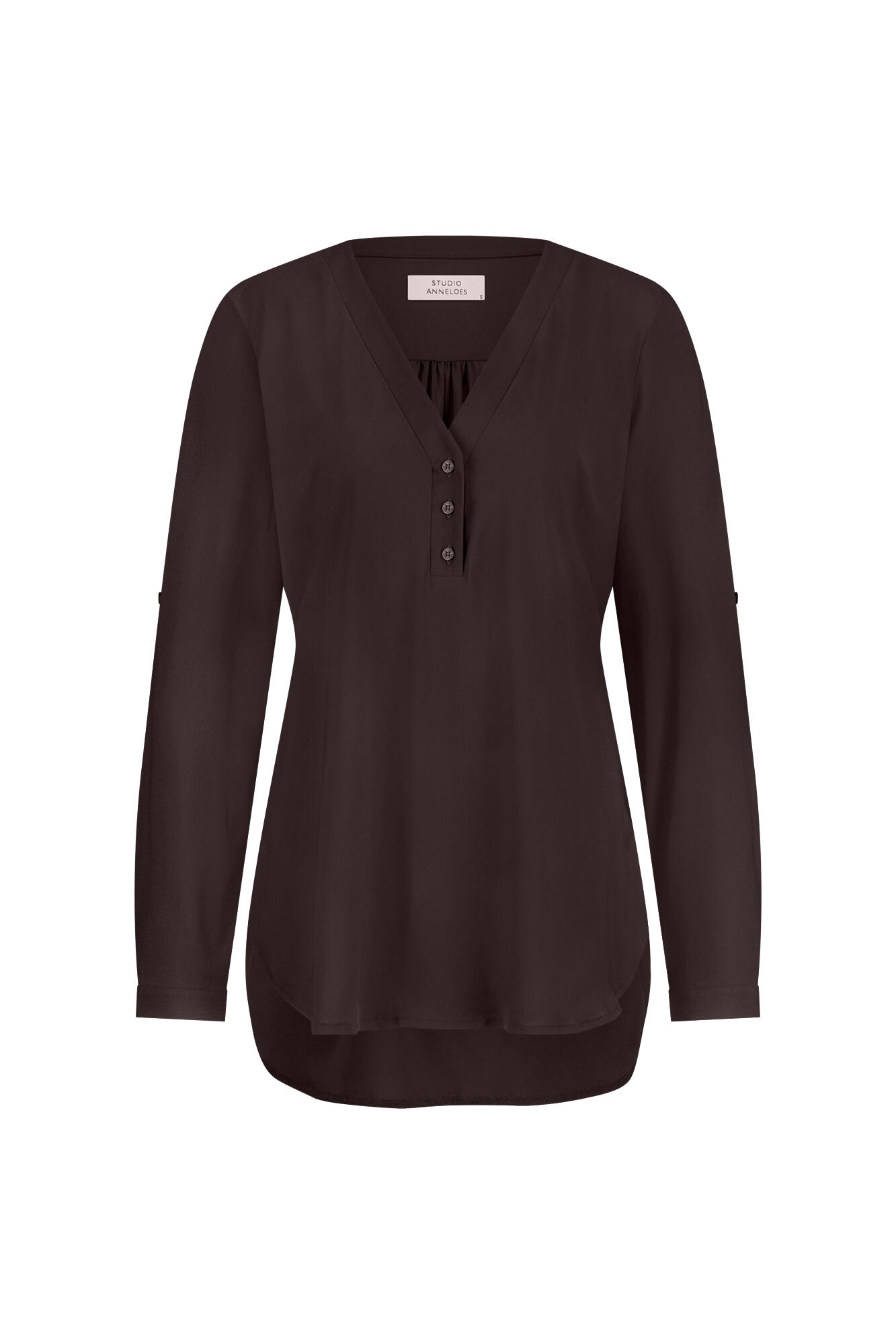 Studio Anneloes - Evi blouse espresso - Gr. - XS von Studio Anneloes