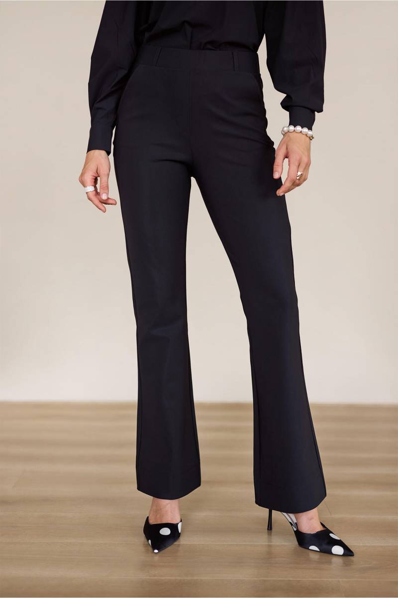Studio Anneloes - Flair bonded trousers black - Gr. - L von Studio Anneloes