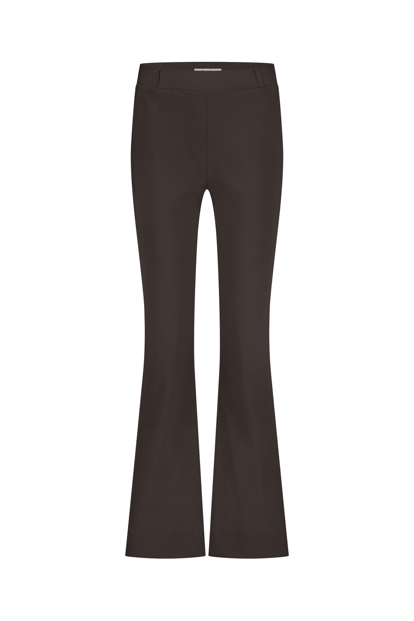 Studio Anneloes - Flair bonded trousers espresso - Gr. - S von Studio Anneloes