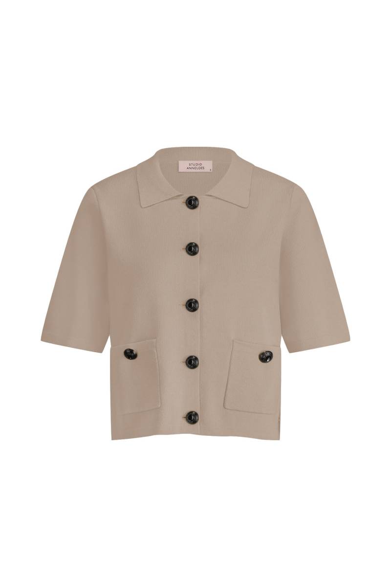 Studio Anneloes - Kenzia ssl cardigan latte - Gr. - L von Studio Anneloes