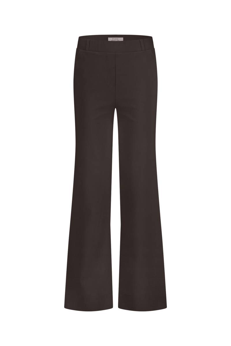 Studio Anneloes - Lexie bonded trousers espresso - Gr. - XL von Studio Anneloes