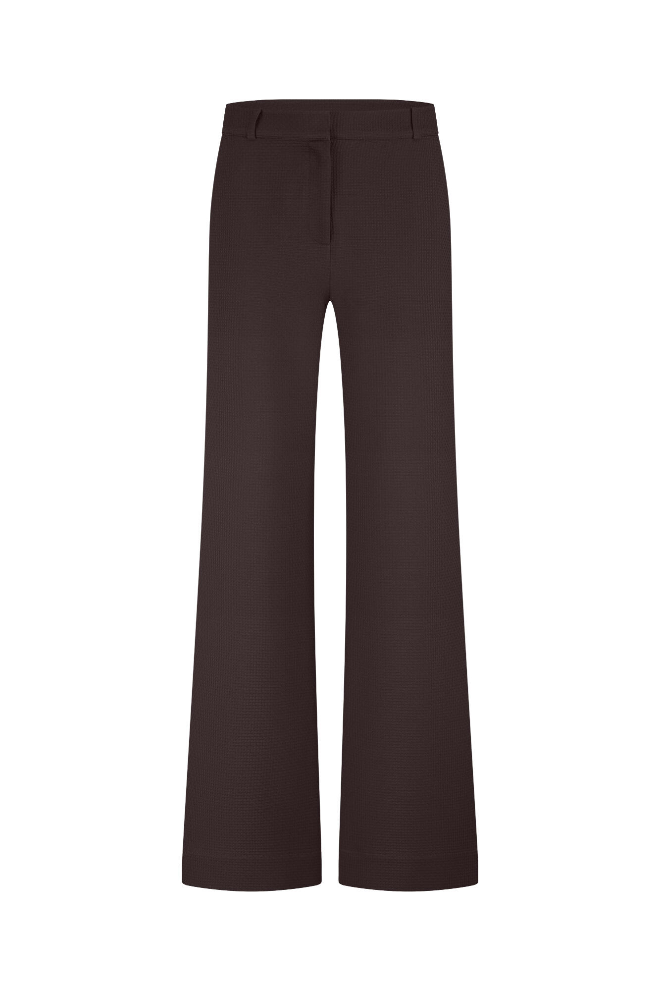 Studio Anneloes - Lexie waffle trousers espresso - Gr. - XL von Studio Anneloes