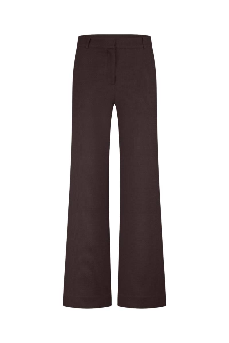 Studio Anneloes - Lexie waffle trousers espresso - Gr. - XL von Studio Anneloes