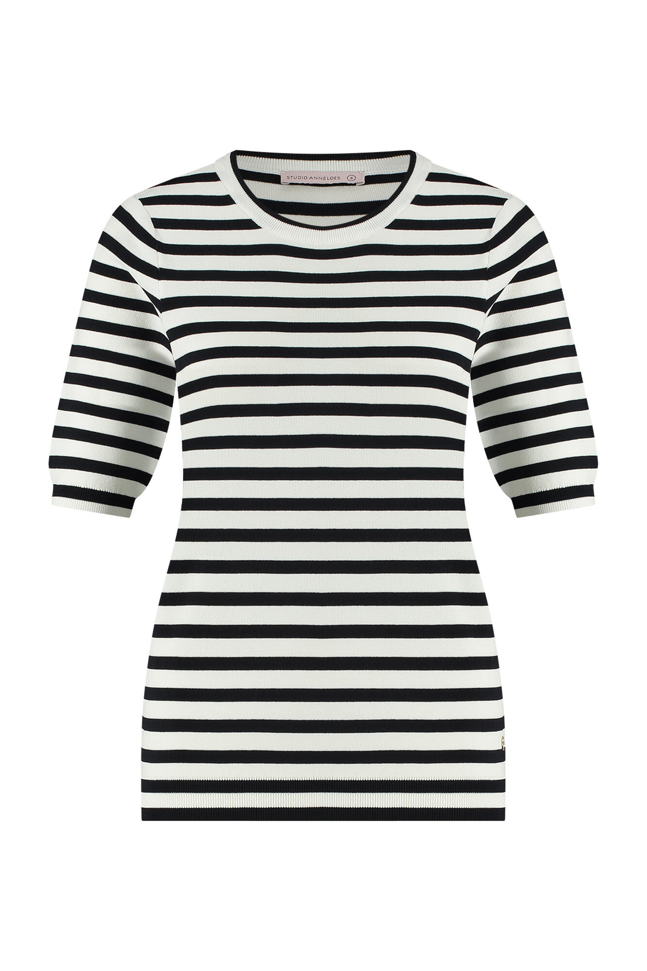 Studio Anneloes - Luna stripe ssl pullover off white/dark blue - Gr. - XS von Studio Anneloes