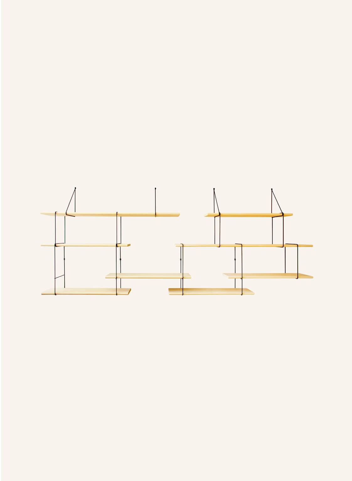 Studio Hausen Regal Link Duo gelb von Studio Hausen