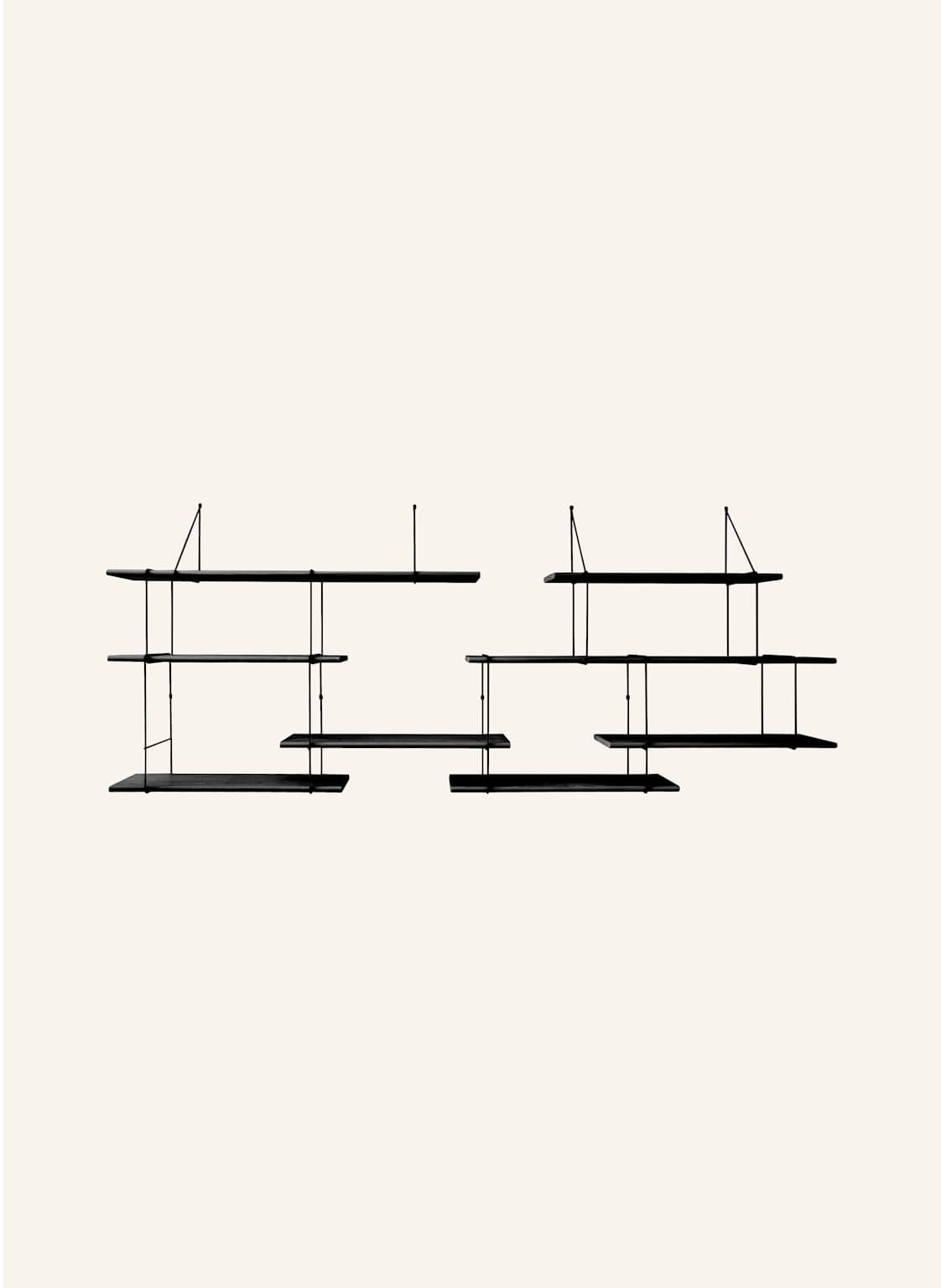 Studio Hausen Regal Link Duo schwarz von Studio Hausen