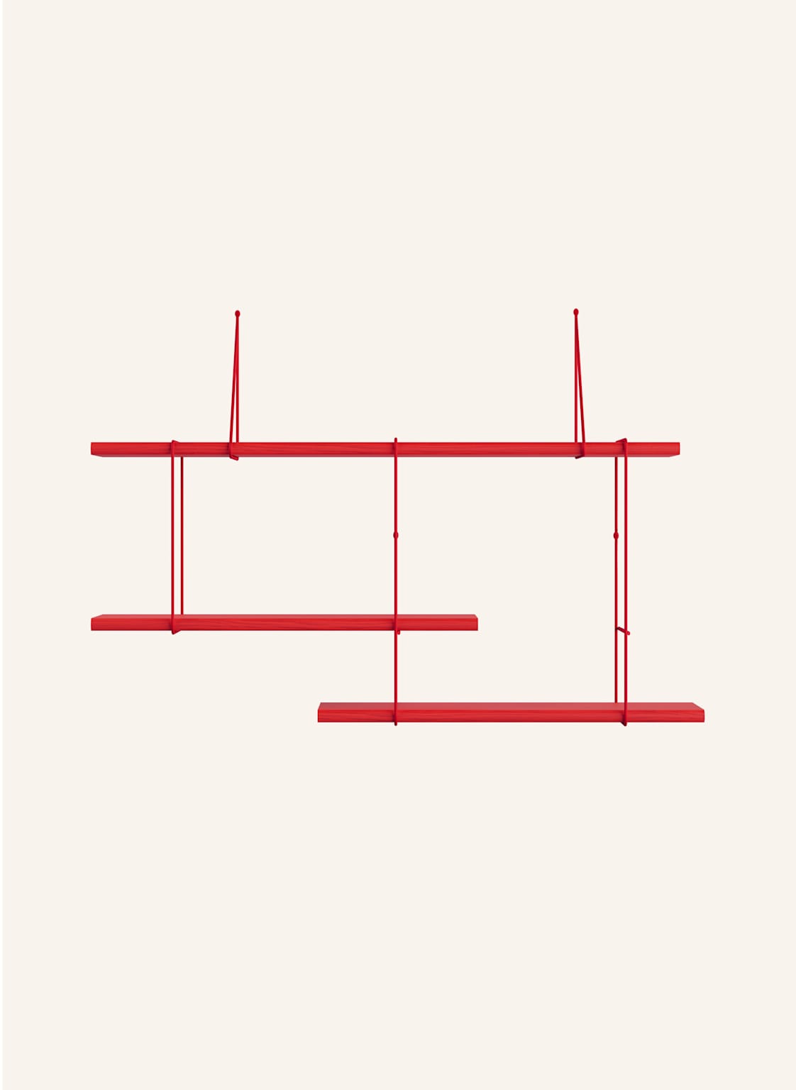 Studio Hausen Regal Shrink rot von Studio Hausen