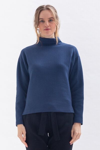 Studio Hertzberg Pullover *HAR-RRISS* mit Stehkragen aus Bio Baumwolle von Studio Hertzberg