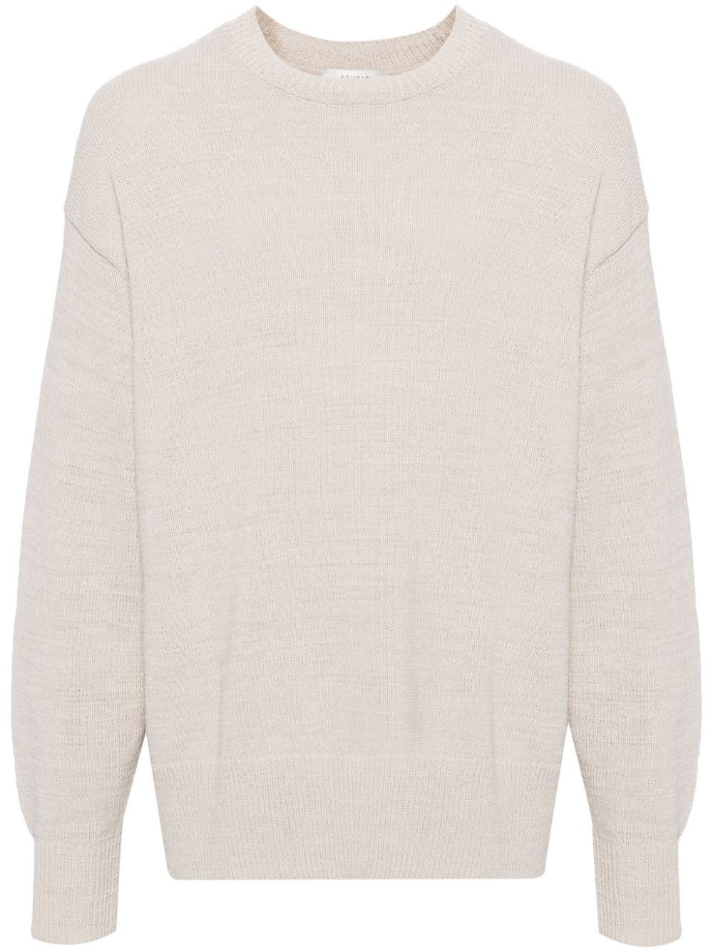 Studio Nicholson Corde Pullover mit Rundhalsausschnitt - Nude von Studio Nicholson